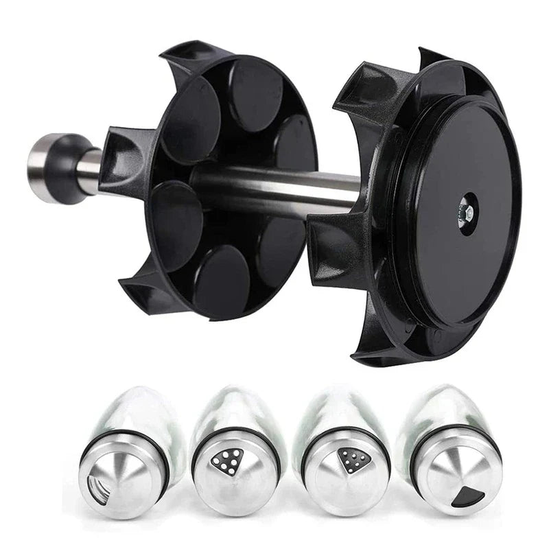 Double Layer Rotating Spice Rack Organizer