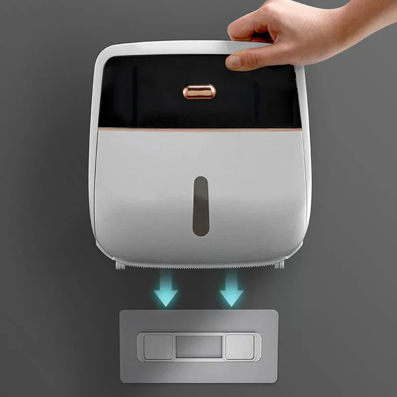 Double Layer Tissue Box Holder Organizer