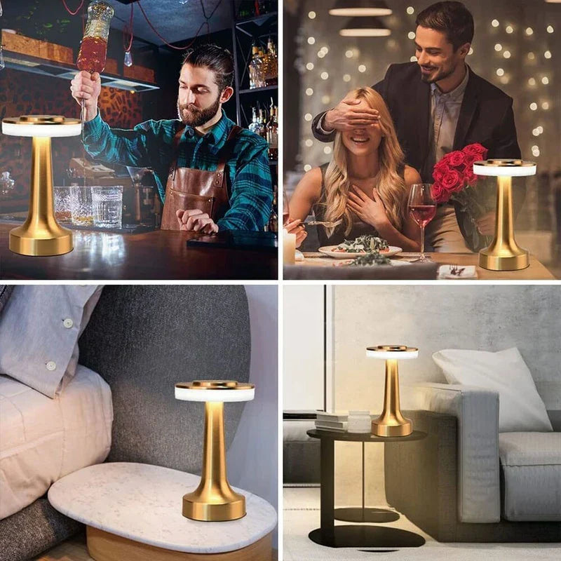 Double Shade Led Desk Table Lamp Adjustable