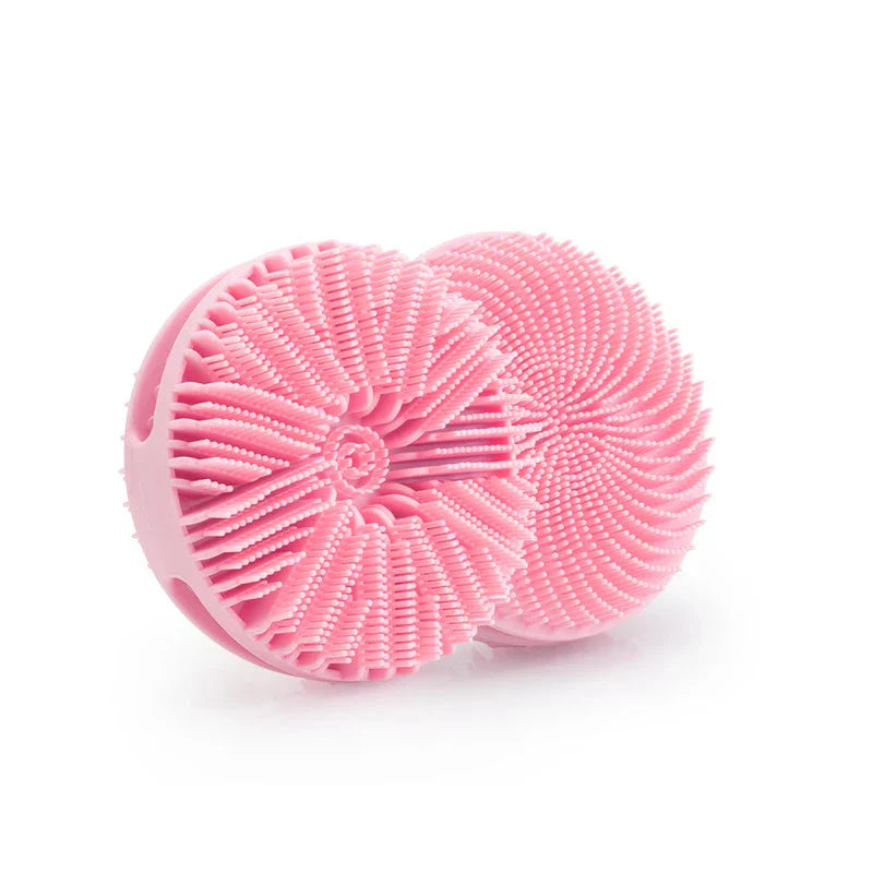 Double Sided Round Body Shower Brush