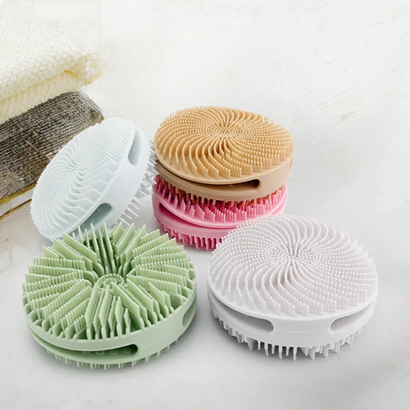 Double Sided Round Body Shower Brush