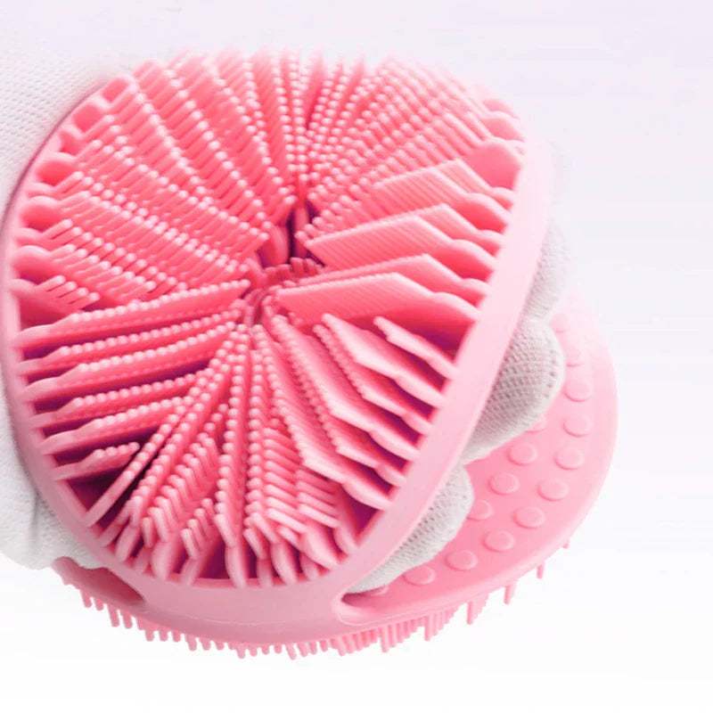 Double Sided Round Body Shower Brush