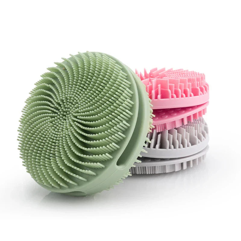 Double Sided Round Body Shower Brush