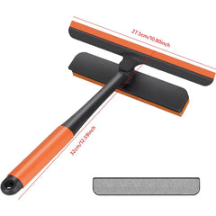 Double Sided Window Squeegee Screen Cleaner Brush