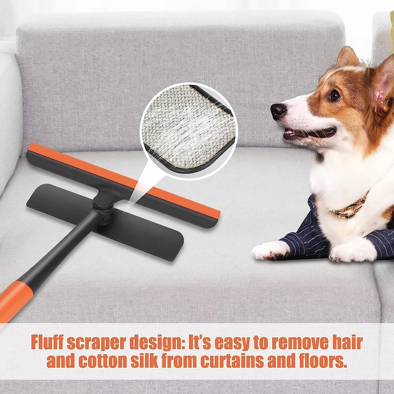 Double Sided Window Squeegee Screen Cleaner Brush