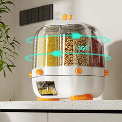 Dry Food Grain Storage Container Dispenser