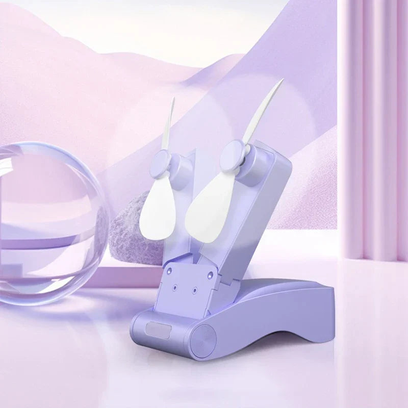 Dual Head Usb Desk Fan