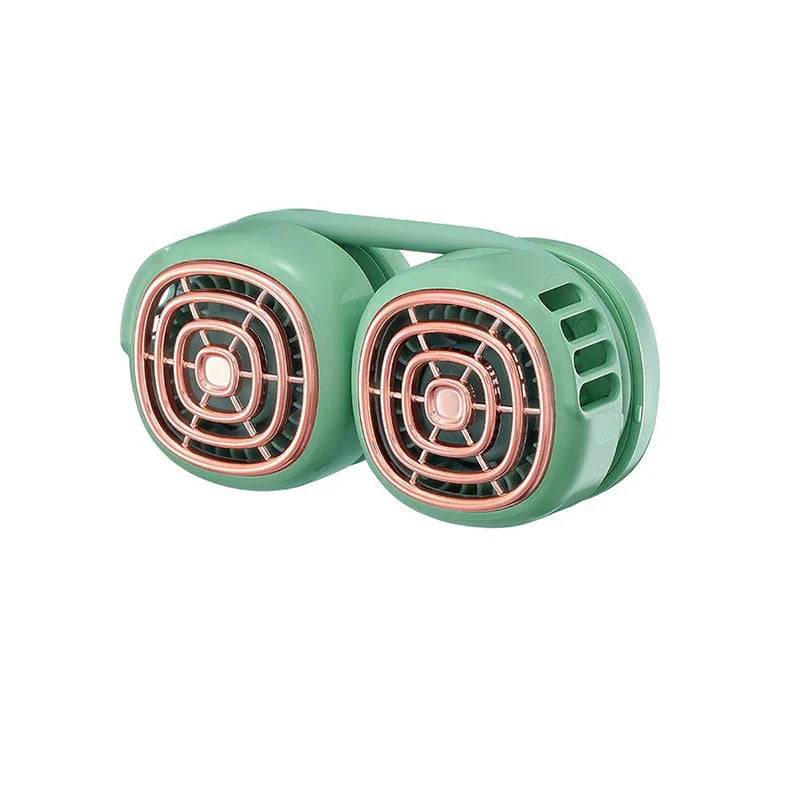 Dual Wing Wearable Neck Fan Usb Cooler