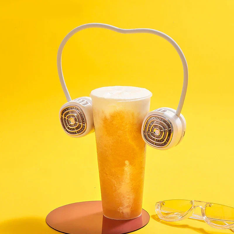 Dual Wing Wearable Neck Fan Usb Cooler