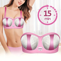 Electric Breast Enhancement Massager Bra with Heat
