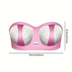 Electric Breast Enhancement Massager Bra with Heat