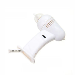 Electric ear wax removal tool in use