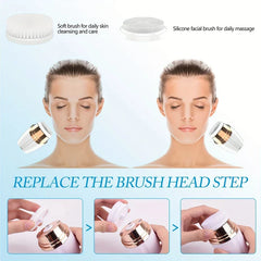 Electric Facial Cleansing Spin Brush (3 Heads)