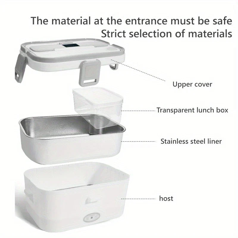 Electric Heated Lunch Box Food Warmer (Car & Home)