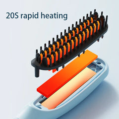 Electric Heated Straightening Comb Brush