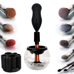 Electric Makeup Brush Cleaner Spinner Machine (Black)