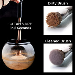 Electric Makeup Brush Cleaner Spinner Machine (Black)