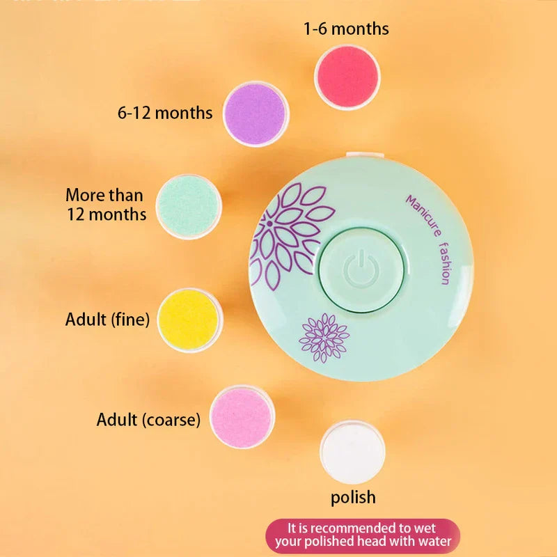 Electric Manicure Pedicure Nail File Kit Set