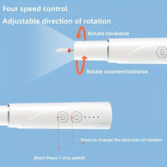 Electric Nail Drill File Machine Kit (6 Bits)
