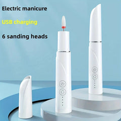 Electric Nail Drill File Machine Kit (6 Bits)