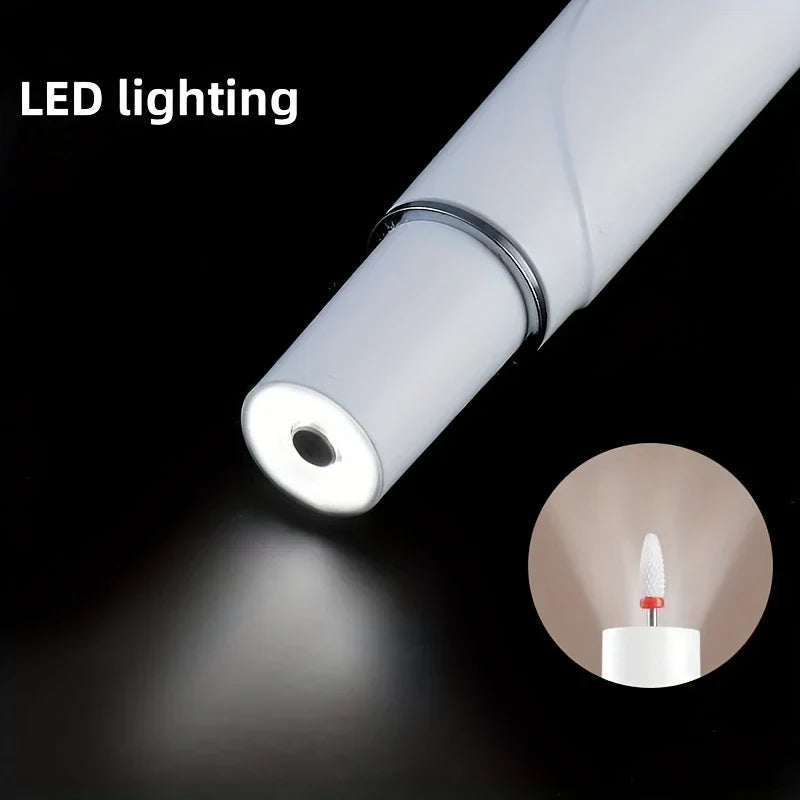 Electric Nail Drill File Machine Kit (6 Bits)