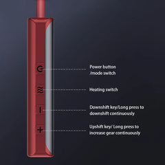 Electric Neck Massager Therapy Device Heat Pulse