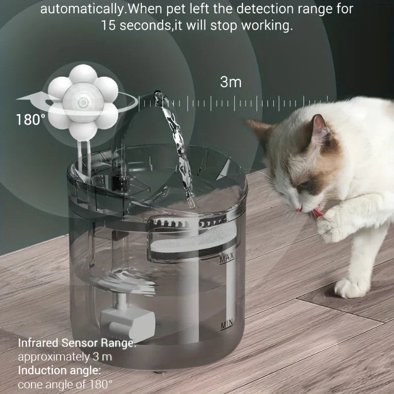 Electric Pet Water Fountain With Filter
