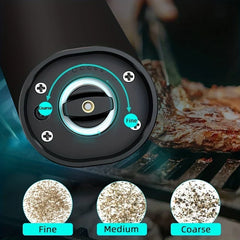 Electric Salt And Pepper Grinder Set