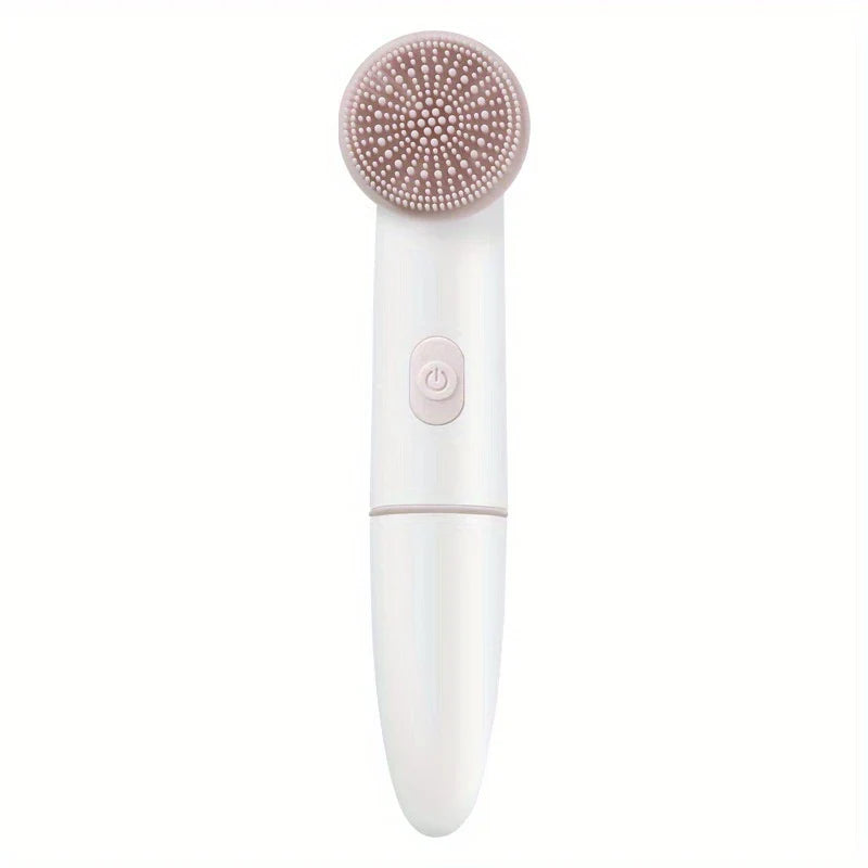 Electric Silicone Facial Cleanser Brush Battery Op