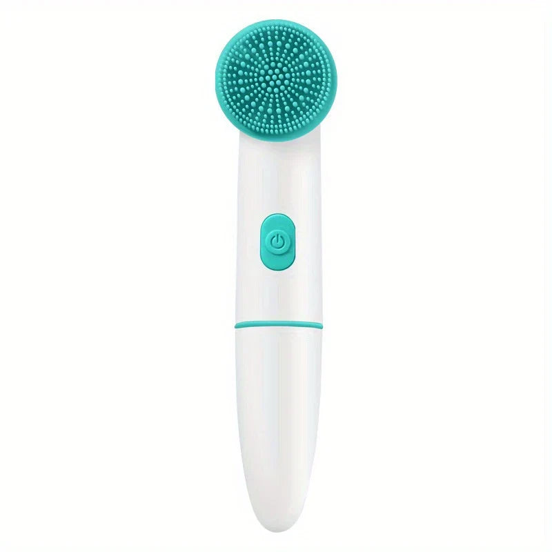 Electric Silicone Facial Cleanser Brush Battery Op