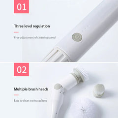 Electric Spin Scrubber Cleaning Brush 7.4V 2600Mah