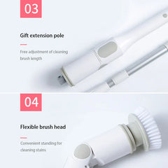 Electric Spin Scrubber Cleaning Brush 7.4V 2600Mah