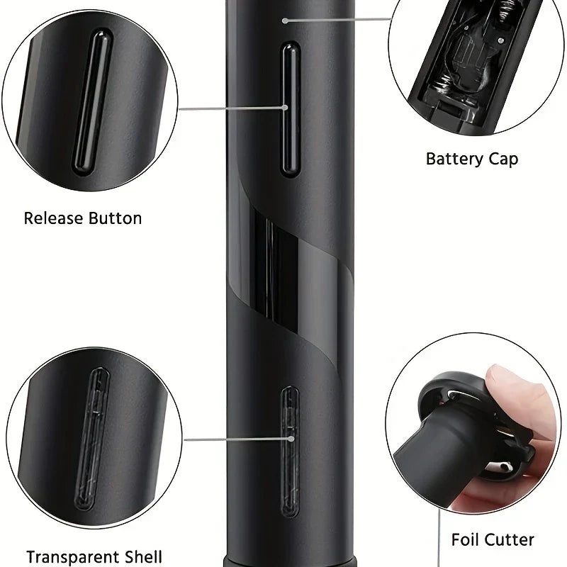 Electric Wine Bottle Opener Set
