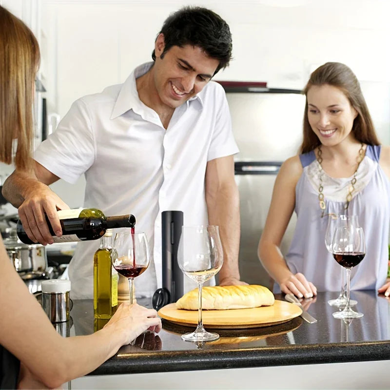 Electric Wine Bottle Opener Set