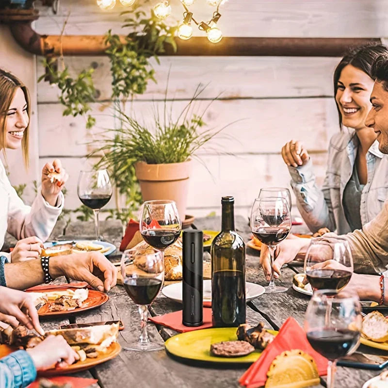 Electric Wine Bottle Opener Set