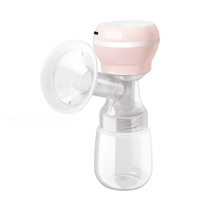 Portable breast pump with electric and manual options