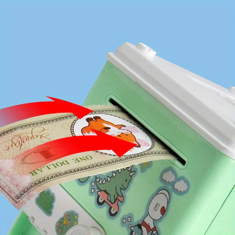 Electronic Fingerprint Password Piggy Bank Safe Box