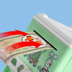 Electronic Fingerprint Password Piggy Bank Safe Box