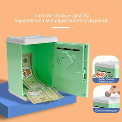 Electronic Fingerprint Password Piggy Bank Safe Box