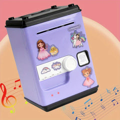 Electronic Fingerprint Password Piggy Bank Safe Box