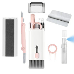 Electronics cleaning kit with various tools