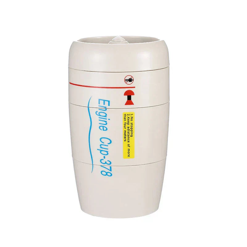Engine Shape Anti-Tip Suction Tumbler Mug