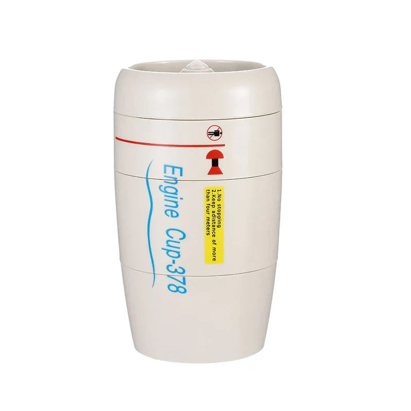 Engine Shape Anti-Tip Suction Tumbler Mug
