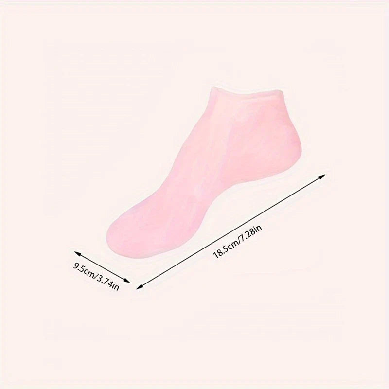 Exfoliating Silicone Foot Peel Spa Socks