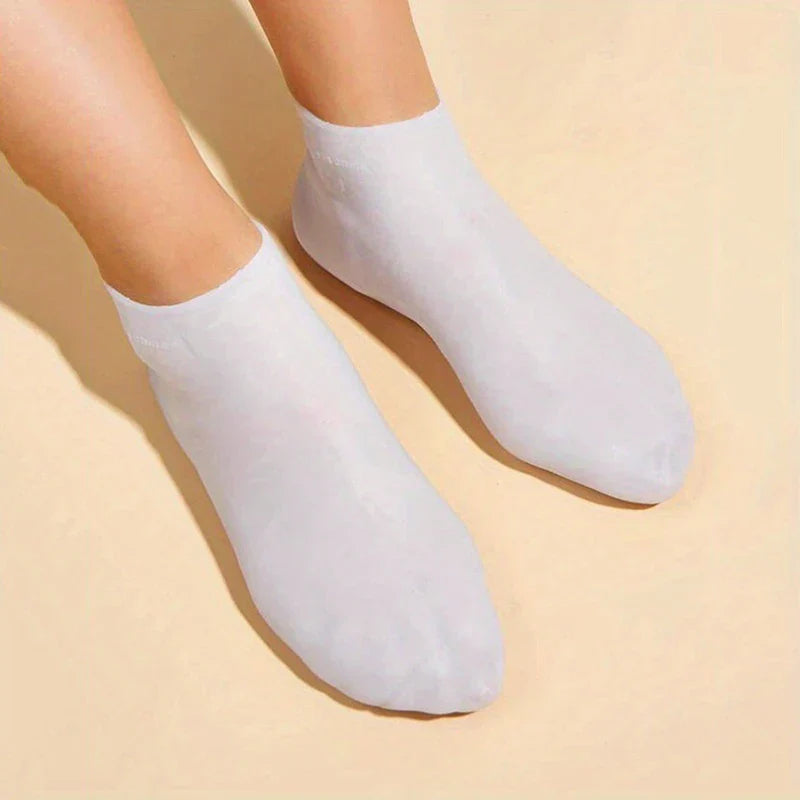 Exfoliating Silicone Foot Peel Spa Socks