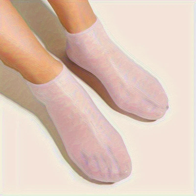 Exfoliating Silicone Foot Peel Spa Socks