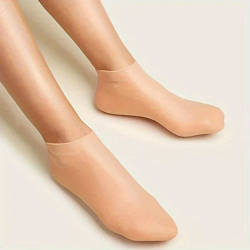 Exfoliating Silicone Foot Peel Spa Socks