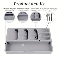 Extendable Cutlery Drawer Organizer