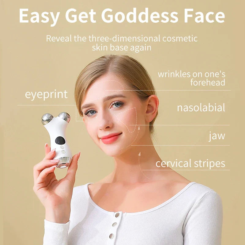 Facial Beauty Massager Device Tool