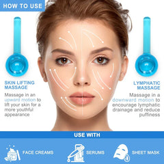 Facial Ice Globes Cooling Beauty Massage Balls